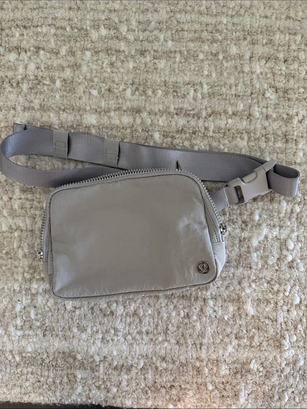 lululemon athletica Light Taupe Nylon Belt Bag
